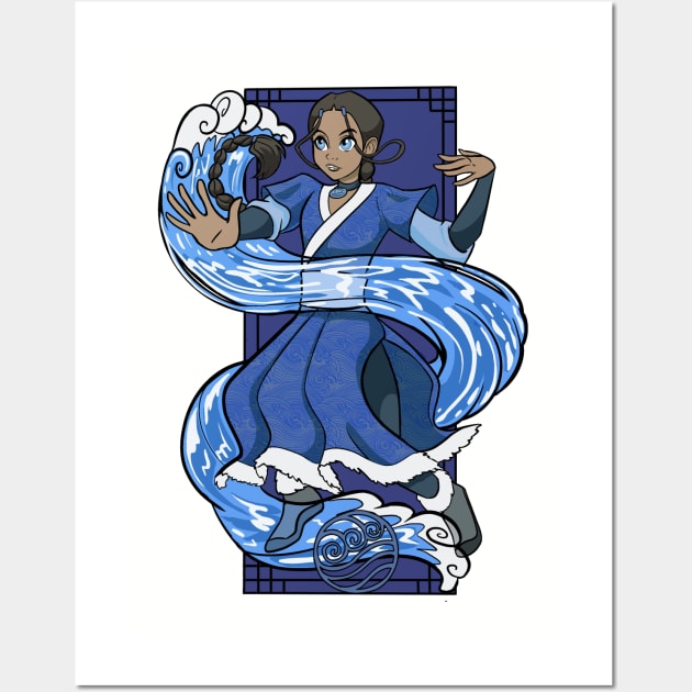 Katara Wall Art by SophieScruggs